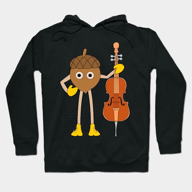 Cello Nut Hoodie by Barthol Graphics